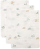 Jollein gant de toilette hydrophile bébé 15x20cm - gant de toilette bébé - en déplacement - 3 pièces