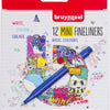 Bruynzeel Fineliner mini set 12 couleurs