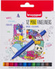 Bruynzeel Fineliner mini set 12 couleurs