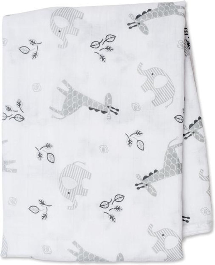 Lulujo - mousseline - emmaillotage - coton - 120x120 cm - afrique