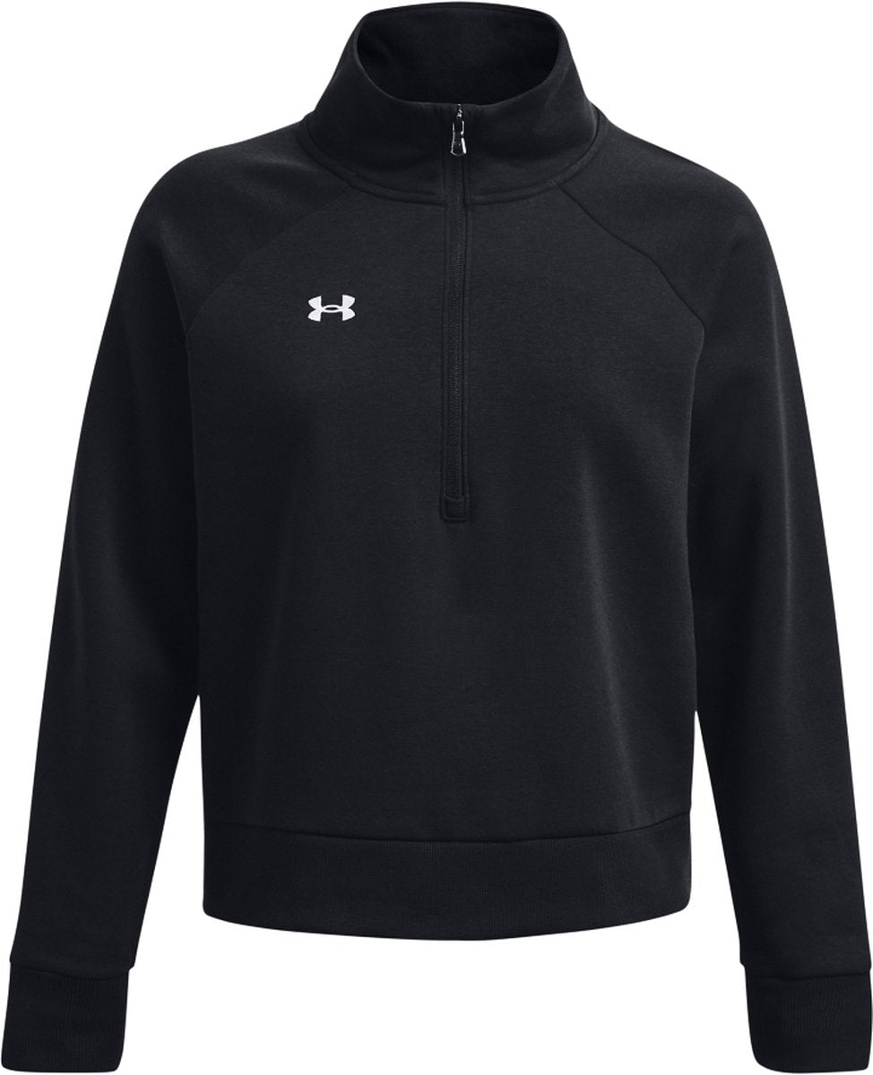 Pull Femme Under Armour UA Rival Fleece HZ - Noir - Taille XL