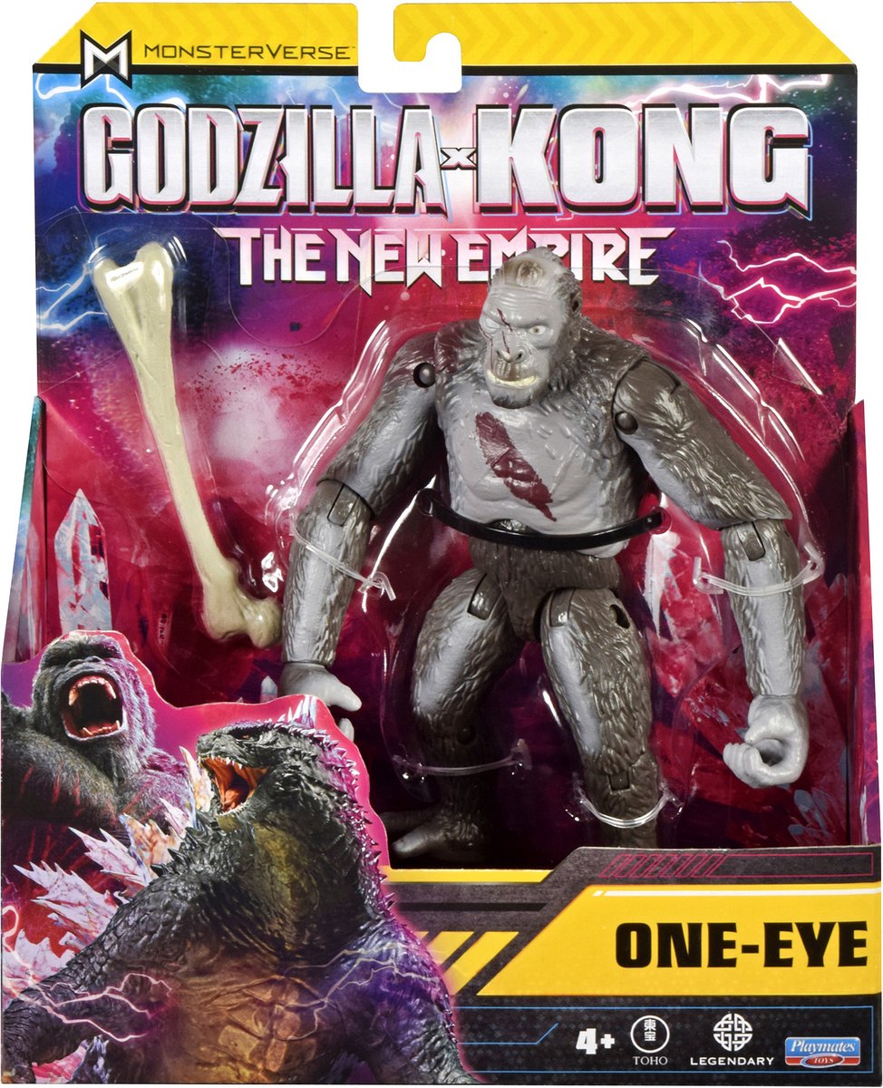 Playmates Godzilla x Kong : Le Nouvel Empire Action Figure One Eye figurine articulée 15 cm
