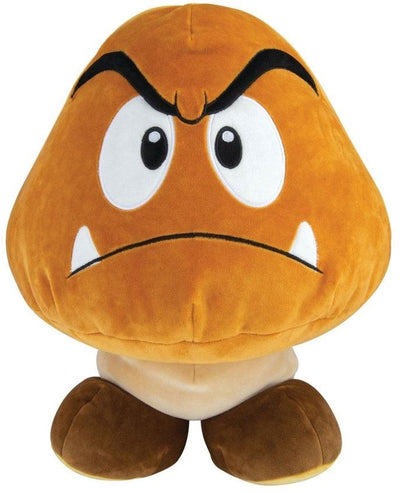 Tomy super mario - peluche méga goomba - club mocchi-mocchi