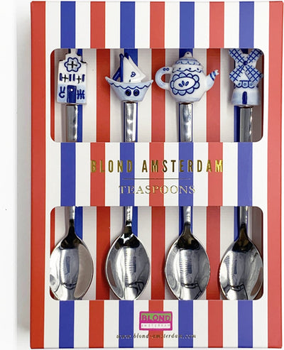Blond Amsterdam, blond de Delft : cuillères à café, lot de 4