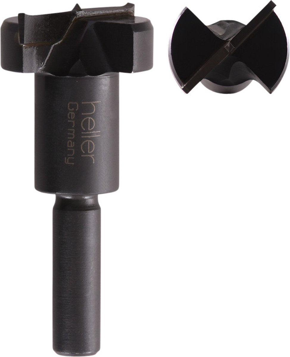Heller hm foret de montage - foret cylindrique 35 mm - pour le montage de charnières de porte d'armoire (de cuisine) - foret de charnière professionnel