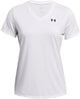 Under armour tech ssv - chemise de sport femme solid-wht - blanc - noir