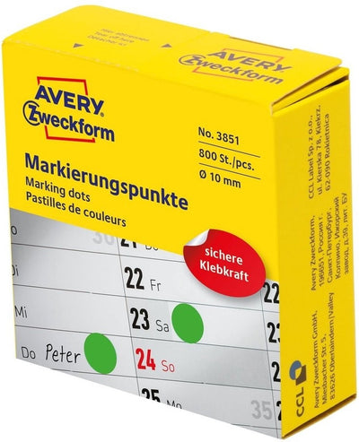 Avery -zweckform 3851 étiquettes pour marquer le diamètre des points