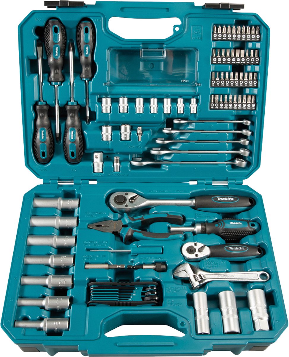 Ensemble d'outils à main Makita 87 pièces