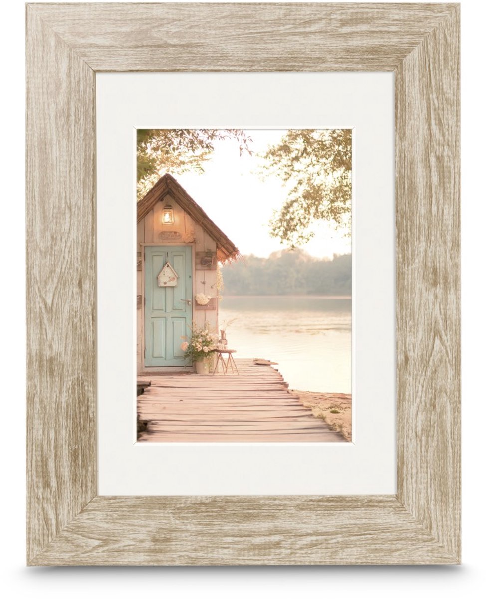Cadre photo Hama - chalet - 20 x 30 cm - marron