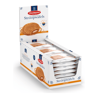 Gaufres géantes au sirop Daelmans (18x 2 pièces)