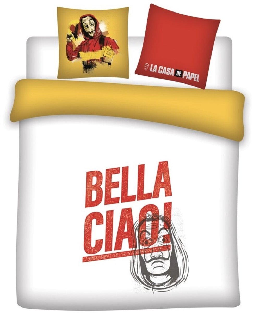 La casa de papel housse de couette bella ciao - polyester