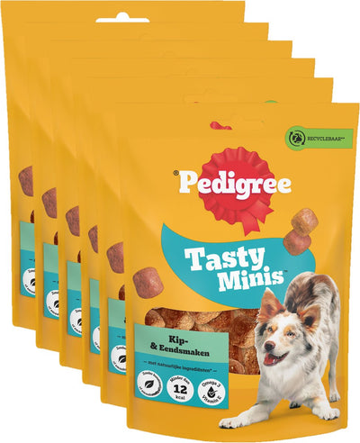 Snacks pour chiens Pedigree - minis friandises savoureuses - poulet et canard - 6x130g