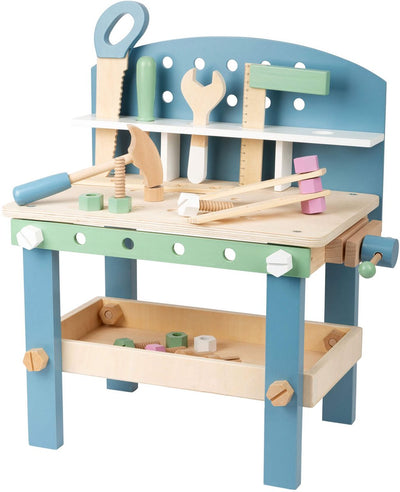 Petit pied de travail en bois compact nordique, 22dlg.