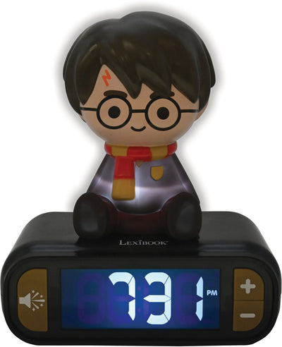 Réveil numérique Lexibook avec veilleuse 3D et effets sonores Harry Potter