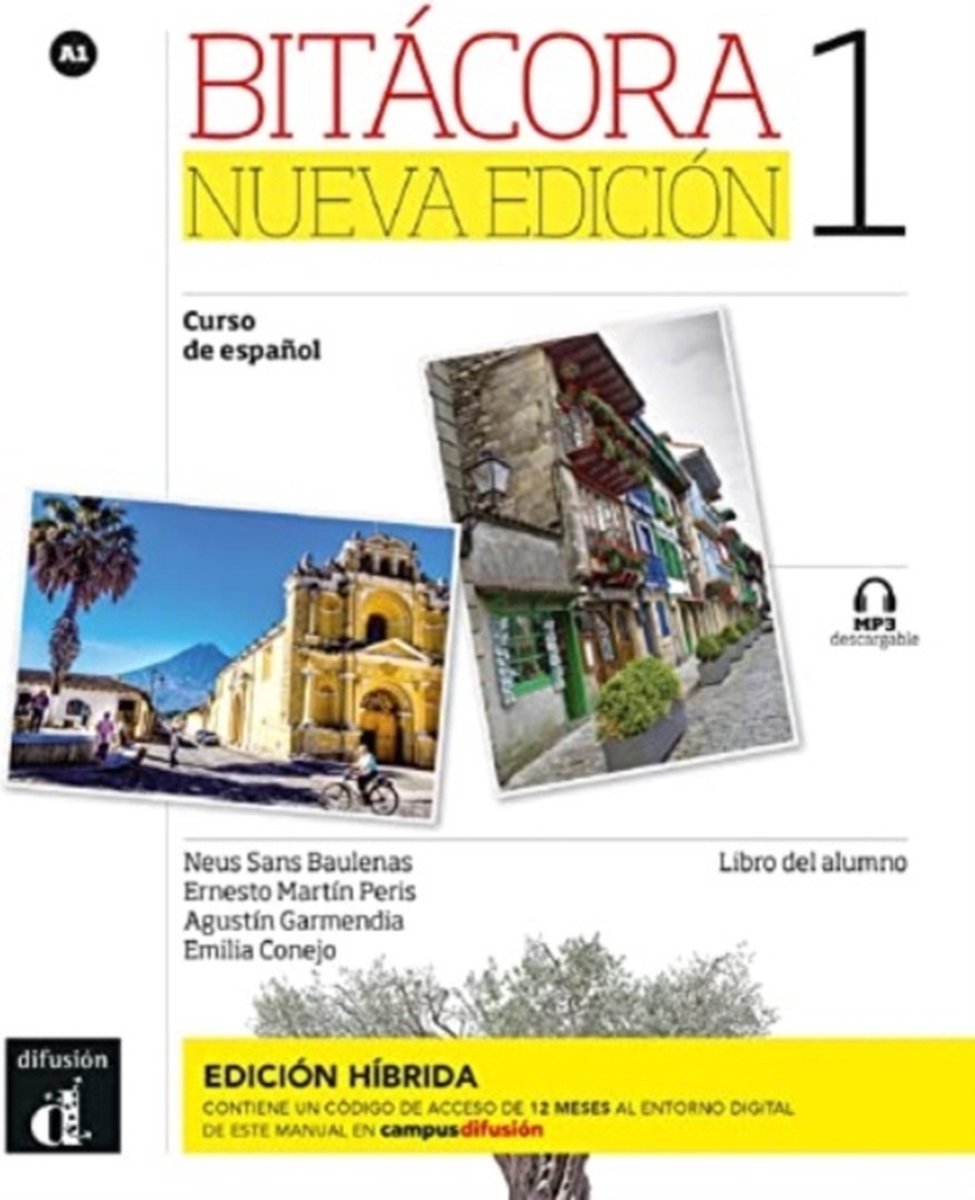 Bitacora nueva edicion 1 - edicion hibrida - livre de l'ancien élève + audio mp3. a1