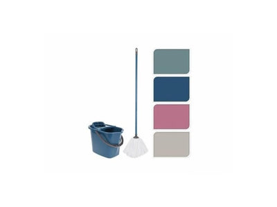 Set serpillère Ultra Clean serpillère+manche et seau essoreur 10 litres