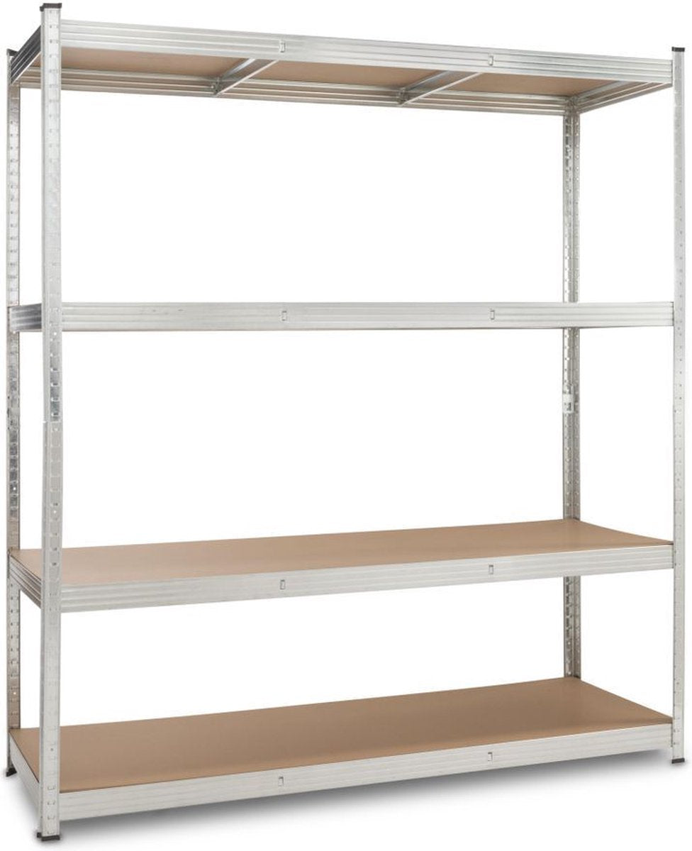 Kreator krt674005 étagère de rangement robuste - 180 x 60 x 160 - max 1000kg - comprenant 4 étagères