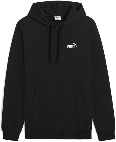 Puma ess petit non. 1 logo sweat à capuche fl pull unisexe - noir