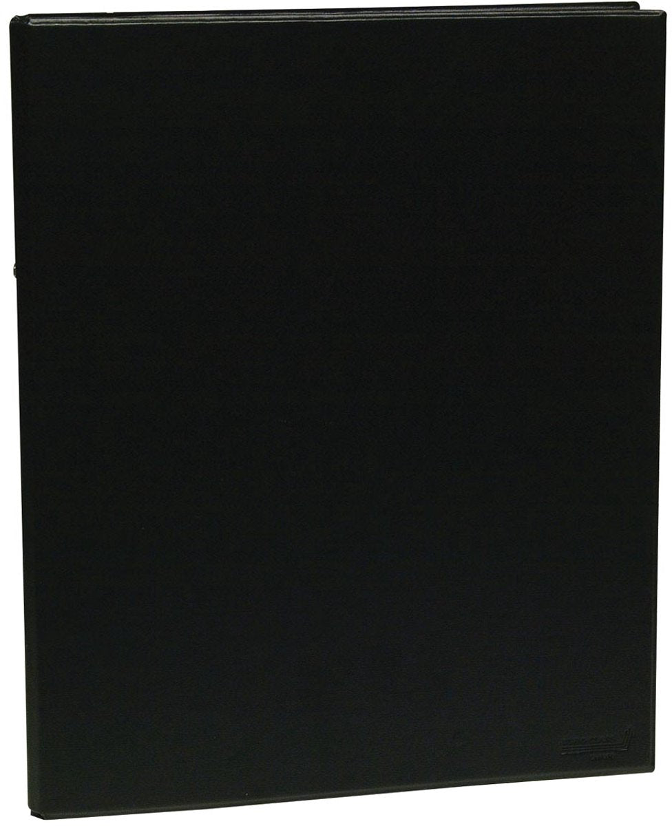 Classeur à anneaux Aurora a5 – classeur à anneaux – 2 anneaux – 25 mm – PVC – noir