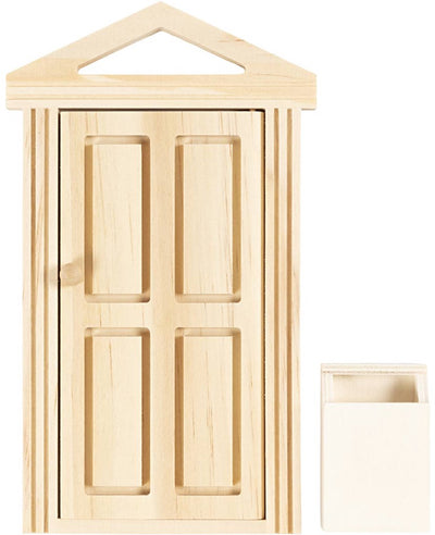 Mini de portes et boîte à lettres Creativ Company en bois.