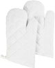 Gant de cuisine Creativ company, taille 18x28 cm, 145 gr, blanc, 2 pièces 1 boîte