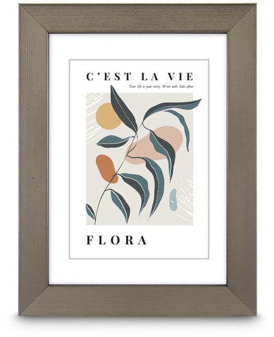 Cadre photo Hama - flore - 30 x 40 cm - acier