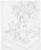 Creativ company toile à peindre avec impression, table de petit déjeuner, d: 1,6 cm, dimensions 24x30 cm, 360 gr, 1 pièce