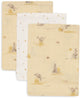 Serviette buccale hydrophile Jollein - 15x20cm - racines de kangourou - 3 pièces