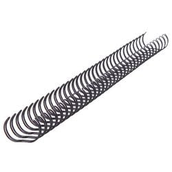 Reliure à dos wirebind 34 gbc métal 14mm noir capacité 105 feuilles