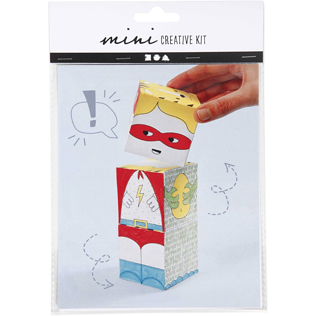 Creativ company mini set créatif, monstres et robots, 1 boîte