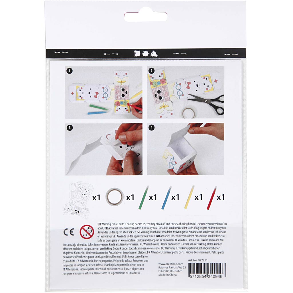 Creativ company mini set créatif, princesses, 1 boîte