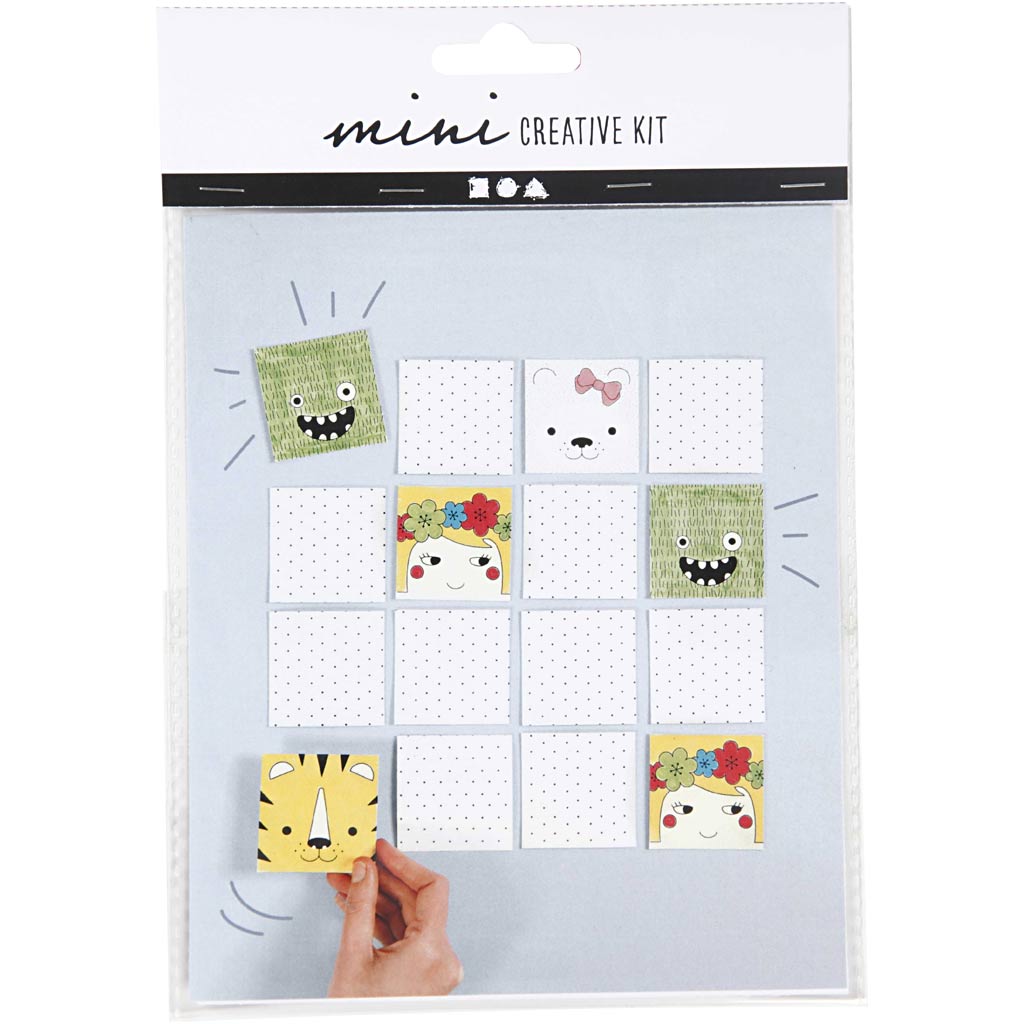 Creativ company mini set créatif, mémoire, 1 boîte