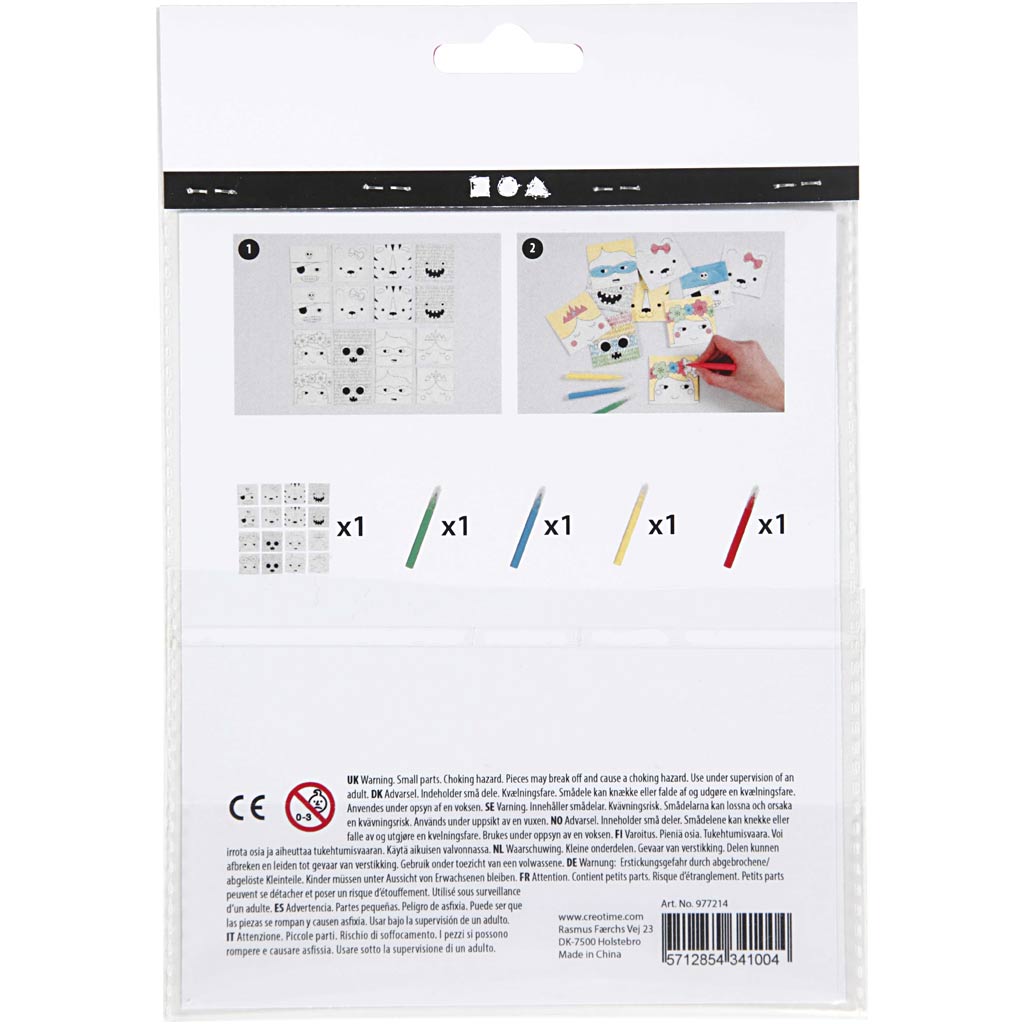 Creativ company mini set créatif, mémoire, 1 boîte