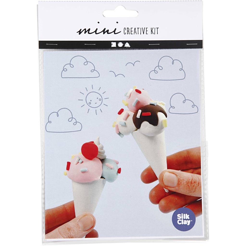Creativ company mini set créatif, glaces, 1 boîte