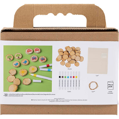 Creativ company mini hobby set dessin, jeu de mémoire et trois à la suite, différentes couleurs, 1 boîte