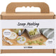 Creativ company mini kit de fabrication de savon, coquillages, vert olive, 1 boîte