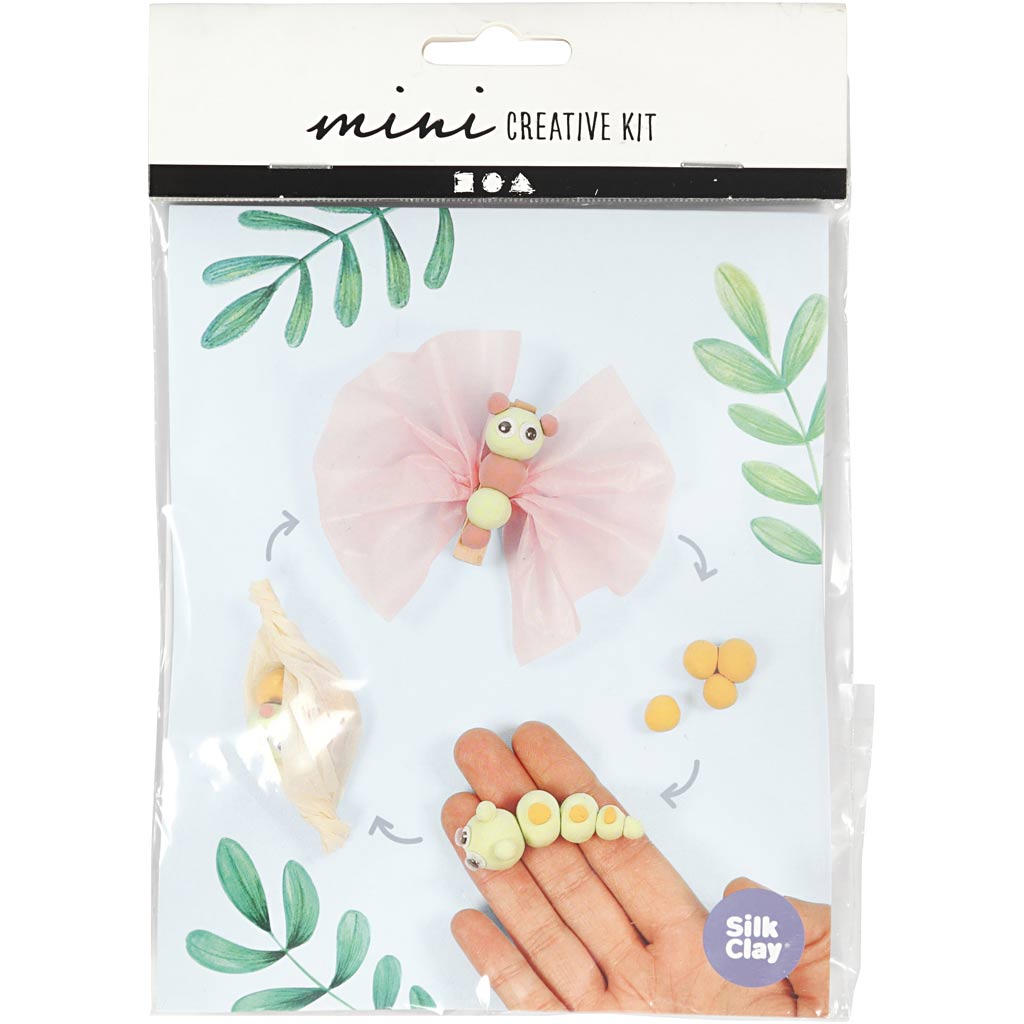 Creativ company mini kit créatif, cycle de vie du papillon, 1 boîte