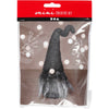 Creativ company mini kit de loisirs, gnome de Noël, h: 13 cm, mélange de gris, 1 boîte
