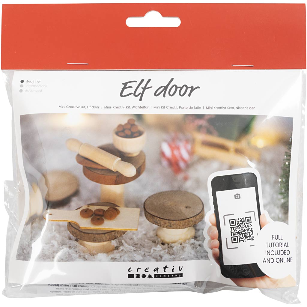 Creativ company mini hobby set porte gnome, cuisson de biscuits, 1 boîte