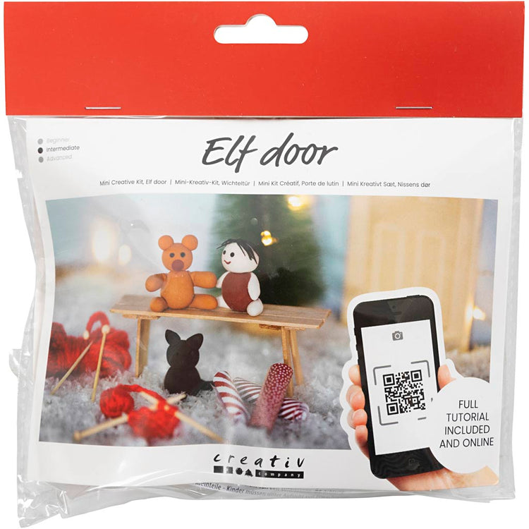Creativ company mini hobby set porte gnome, cadeaux de Noël, 1 boîte