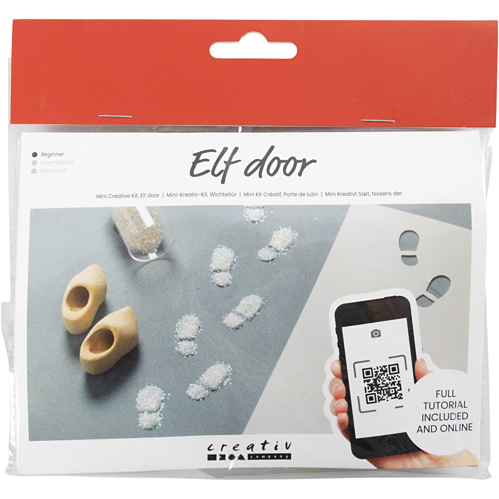Creativ company mini hobby set porte gnome, empreintes de pas, 1 boîte