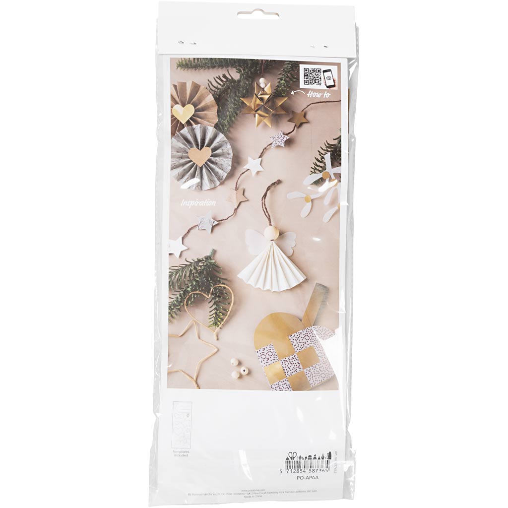 Creativ company creative mix, papier découpé, naturel, 1 boîte