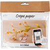Creativ company mini hobby set papier crépon, branche de cerisier, rapport crêpe : 180%, 1 boîte