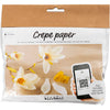 Creativ company mini hobby set papier crépon, branche de magnolia, rapport crêpe : 180%, 1 boîte