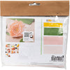Creativ company mini hobby set papier crépon, pivoine, rapport crêpe : 180%, 105 gr, 1 boîte