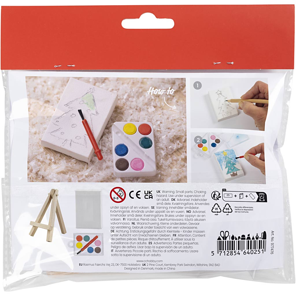Creativ company mini hobby set porte gnome, artiste, 1 boîte