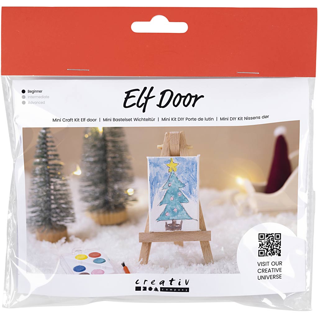 Creativ company mini hobby set porte gnome, artiste, 1 boîte