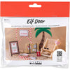 Creativ company mini hobby set porte gnome, en vacances, 1 boîte