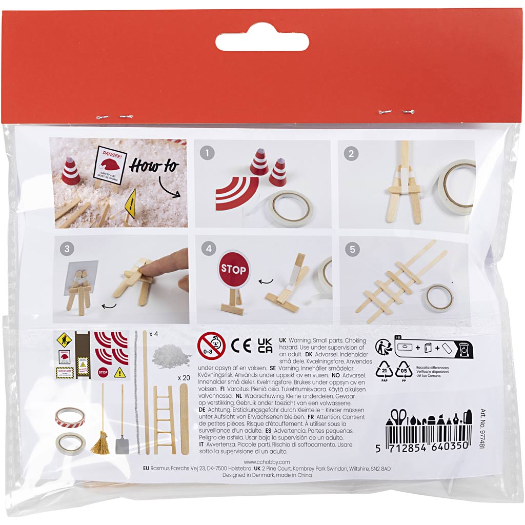 Creativ company mini hobby set porte gnome, en construction, 1 boîte