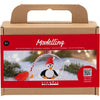 Creativ company mini kit de loisirs sculptant, pingouin, 1 boîte